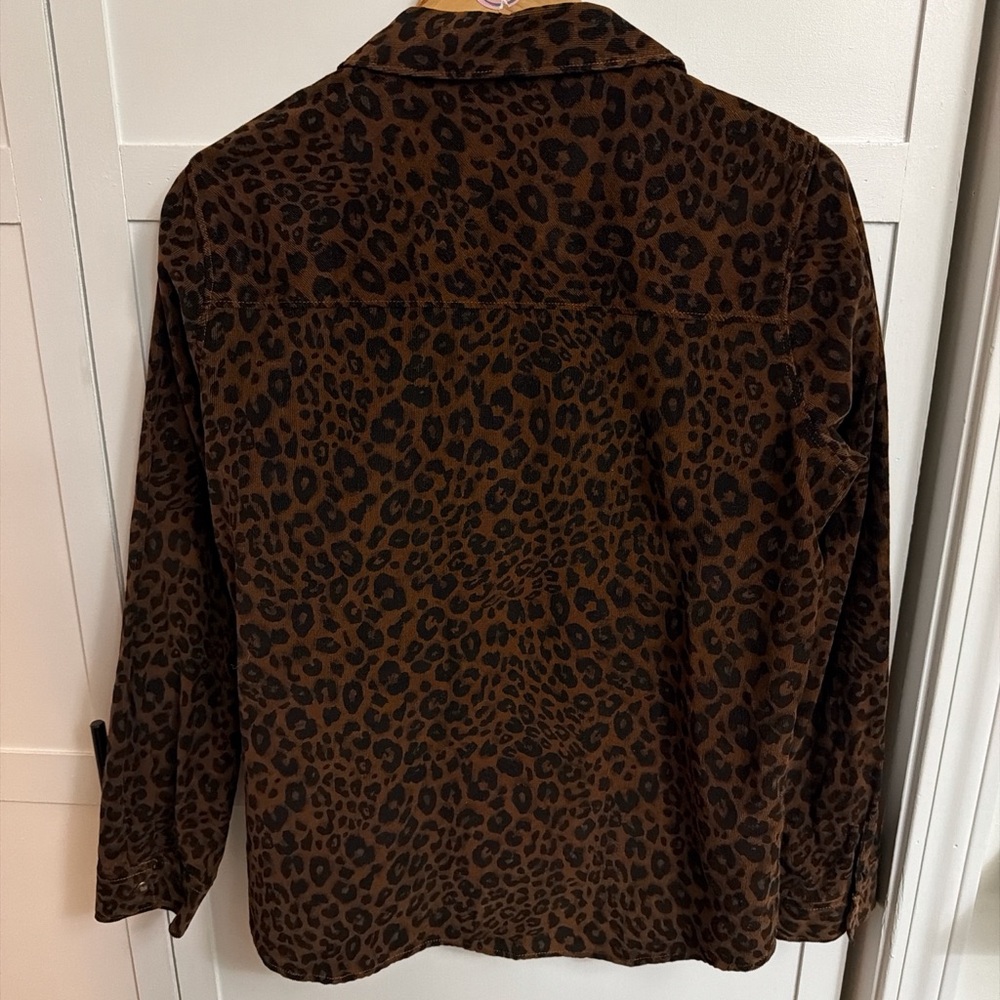 Sanctuary Brown Leopard Print Button Down Shirt - image 2
